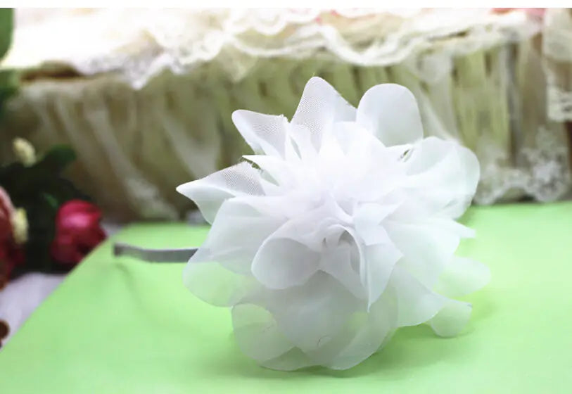 Korean style large floral hair accessories for kids