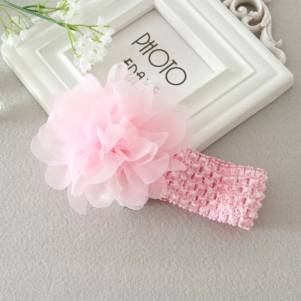 Korean style large floral hair accessories for kids
