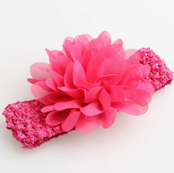 Korean style large floral hair accessories for kids
