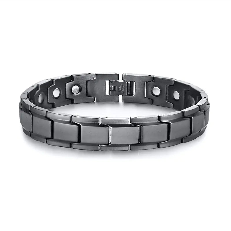 Adjustable Men's Steel Magnetic Bracelet