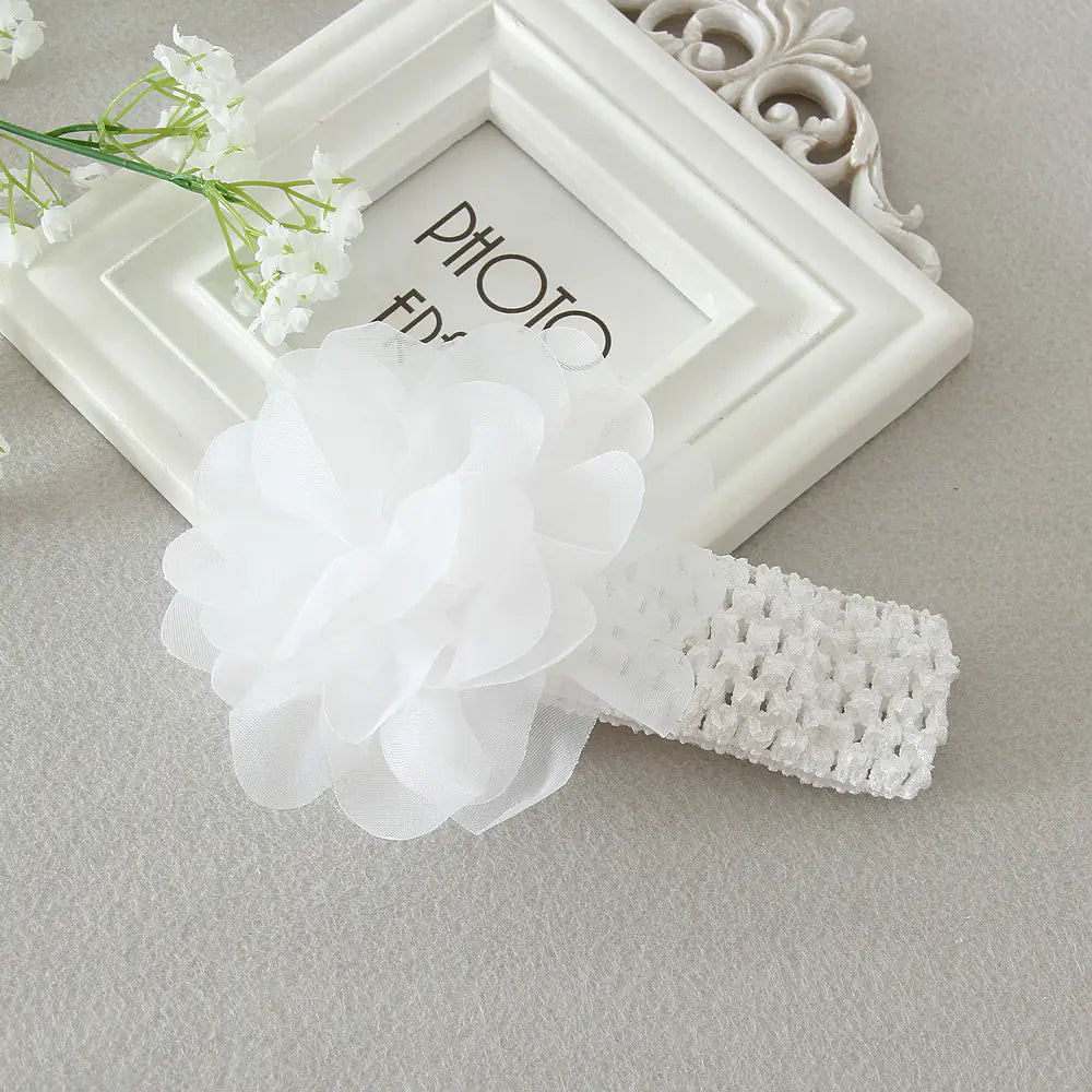 Korean style large floral hair accessories for kids
